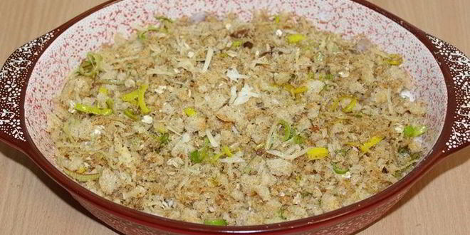 Рецепт рыбный крамбл