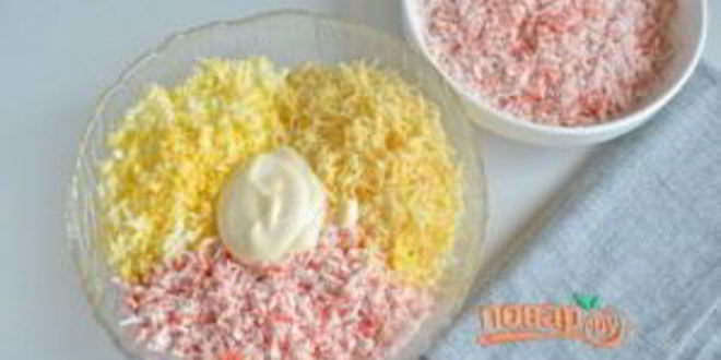 Рецепт салат-закуска елочные шарики