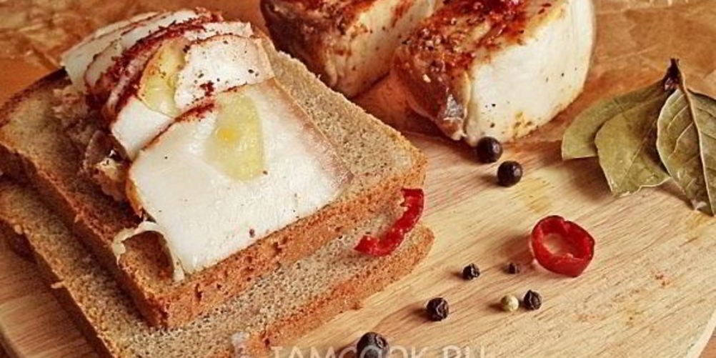 Как приготовить сало маринованное