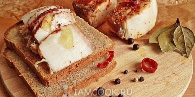 Рецепт сала маринованного