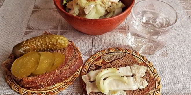 Рецепт сала маринованного