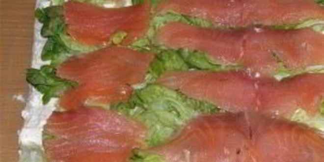 Рецепт семга в лаваше