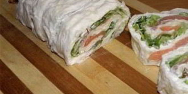 Рецепт семга в лаваше