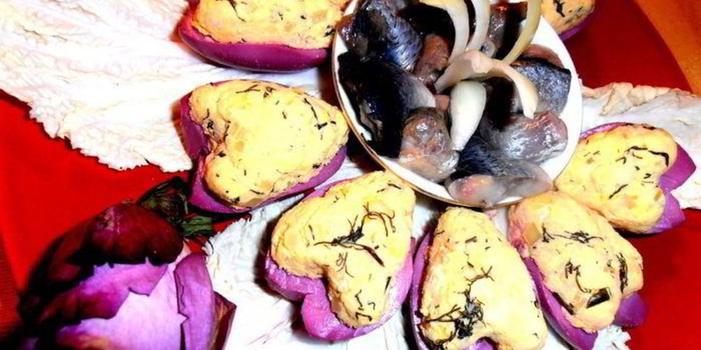 Как приготовить сердечную закуску иза сельдей