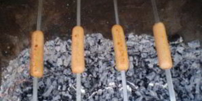 Рецепт сосиски на мангале