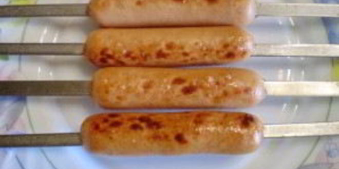 Рецепт сосиски на мангале