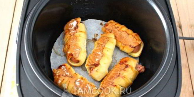 Рецепт сосиски в тесте в мультиварке