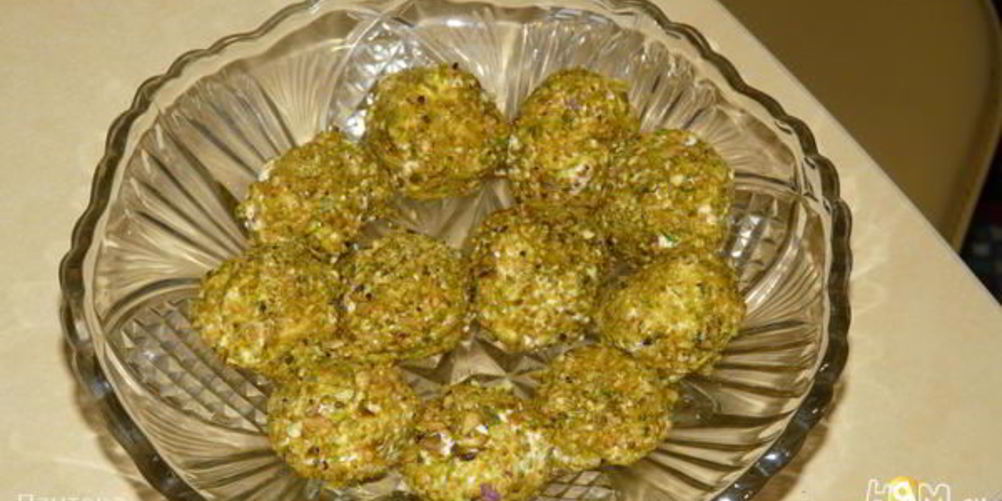 Как приготовить сырные шарики с виноградом