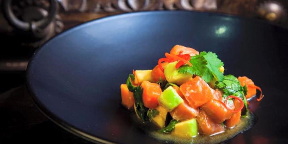 Как приготовить тайское севиче из лосося с папайей и авокадо