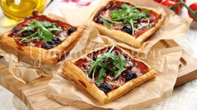 Рецепт Тарталетки из слоеного теста