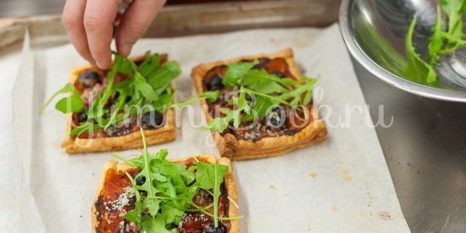 Рецепт тарталетки из слоеного теста