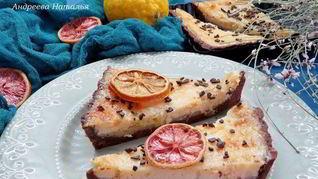 Рецепт Шоколадно-лимонный тарт