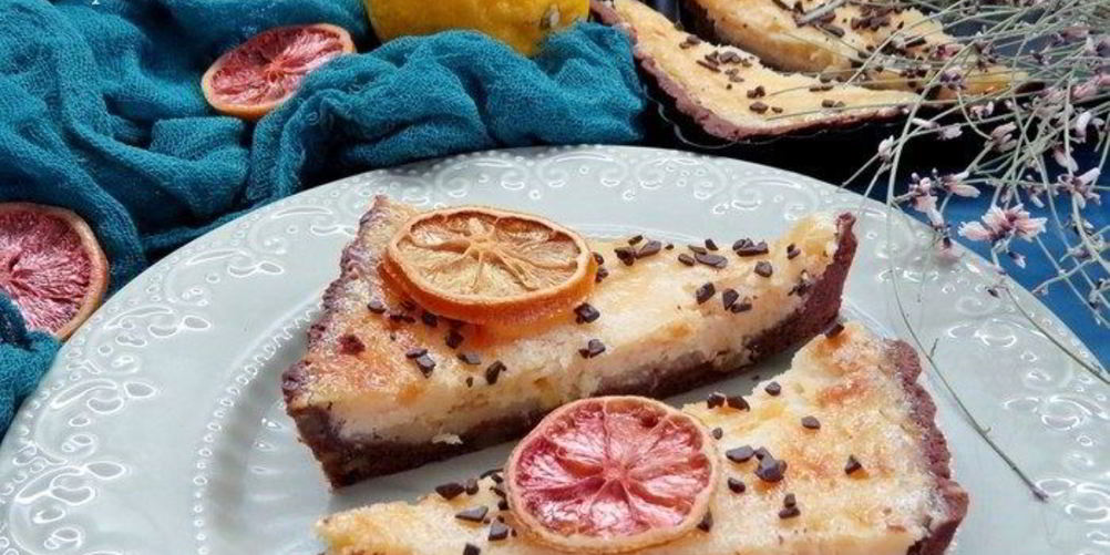 Как приготовить шоколадно-лимонный тарт