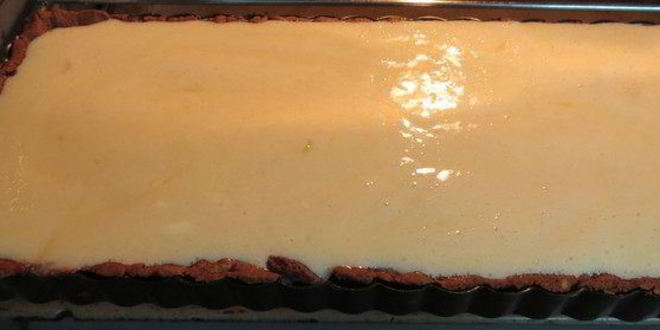 Рецепт шоколадно-лимонный тарт