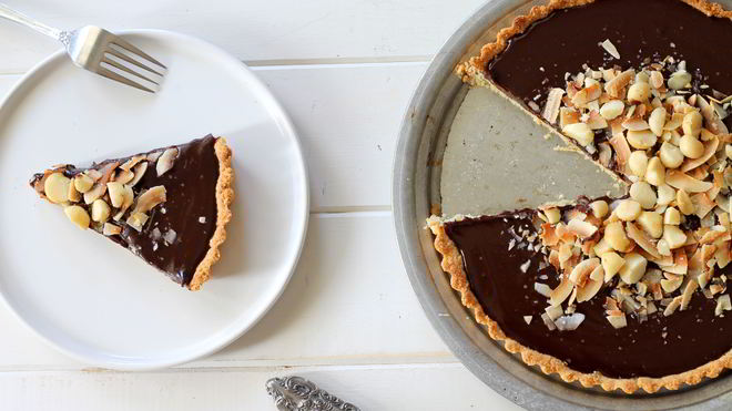 Рецепт Шоколадно-ореховый тарт