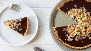 Рецепт Шоколадно-ореховый тарт