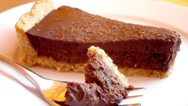 Рецепт Шоколадно-сливочный тарт Только мысли все о нем и о нем