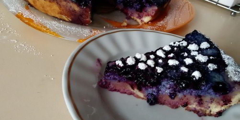 Как приготовить тарт с черникой и нежным кремом в мультиварке