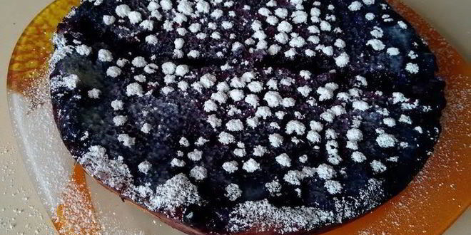 Рецепт тарт с черникой и нежным кремом в мультиварке