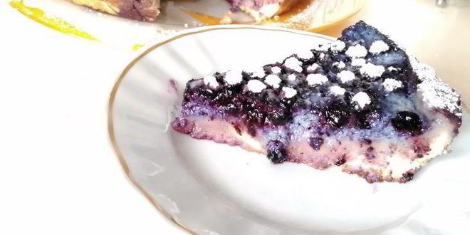 Рецепт тарт с черникой и нежным кремом в мультиварке