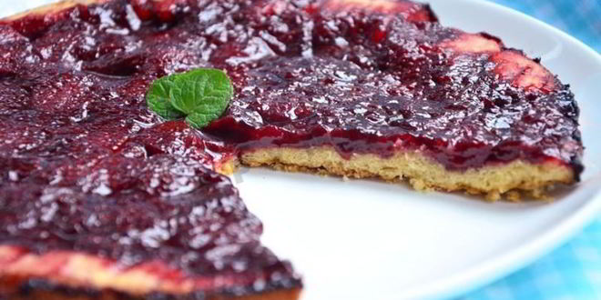 Рецепт тарт с карамелизированной клубникой