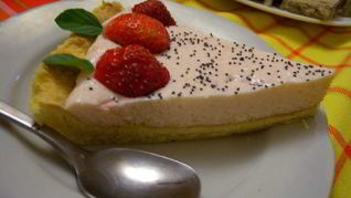 Рецепт Тарт с клубничным суфле