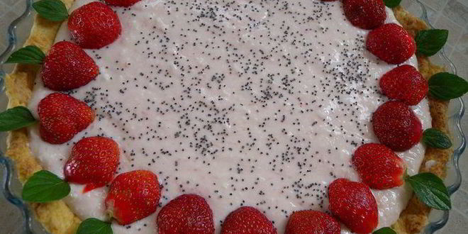 Рецепт тарт с клубничным суфле