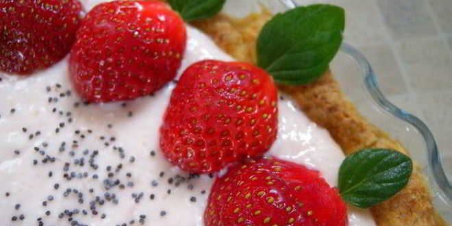 Рецепт тарт с клубничным суфле