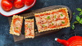 Рецепт Тарт с помидорами и сыром