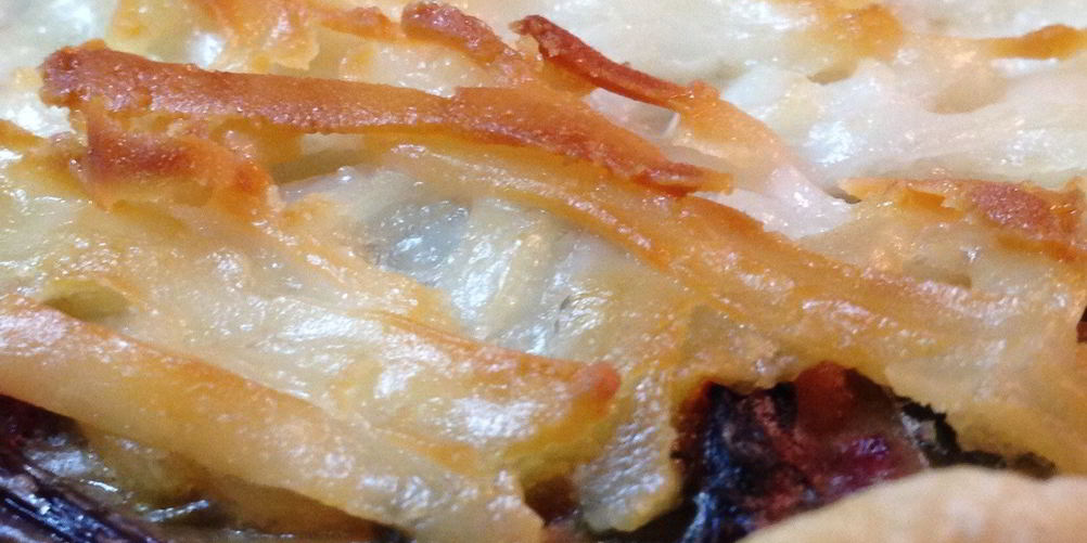 Как приготовить тарт с пореем и мангольдом