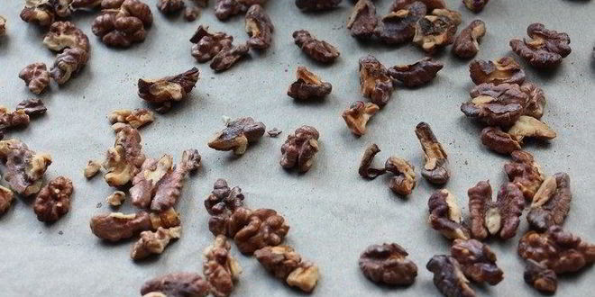 Рецепт тарт с вишней и грецкими орехами