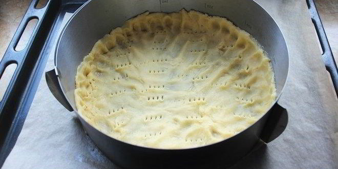 Рецепт тарт с вишней и грецкими орехами