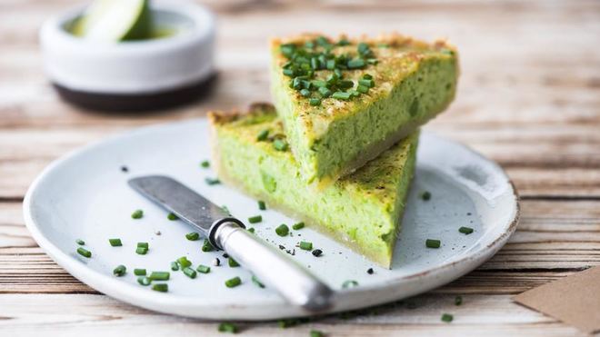 Рецепт Тарт со сметаной и зеленым луком