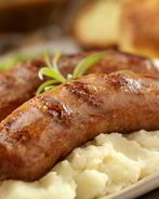 Вегетарианская гороховая колбаса