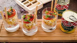 Рецепт Веррины с форелью и кукурузой