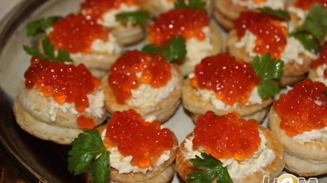 Рецепт Волованы с икрой