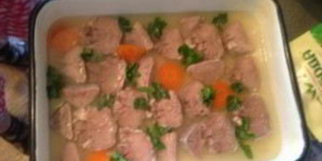 Рецепт языка заливного свиного