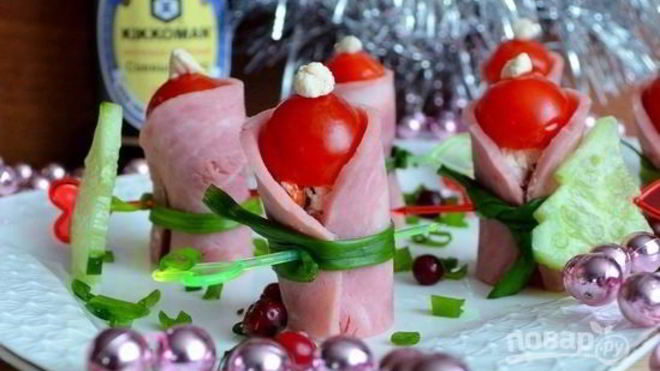 Рецепт Закуска Дедушки Морозы