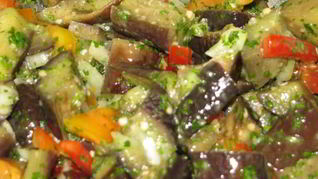 Рецепт Закуска из баклажан по-грузински