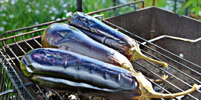 Рецепт закуска из баклажанов на гриле