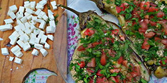 Рецепт закуска из баклажанов на гриле