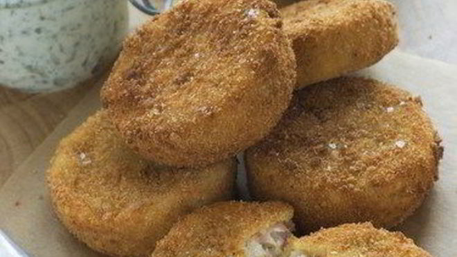 Рецепт Закуска из копченного лосося и укропа