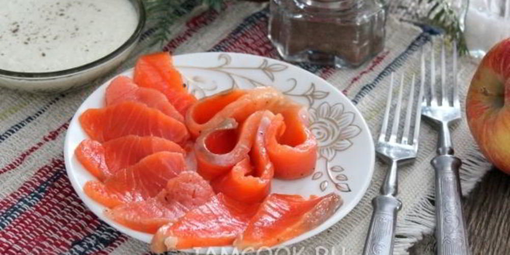 Рецепт карпаччо из слабосоленой карельской форели