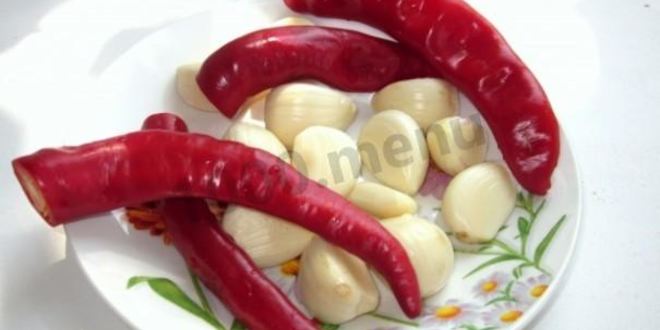 Рецепт закуска из острых баклажан на зиму