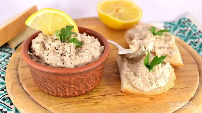 Рецепт Закуска из рыбных консервов