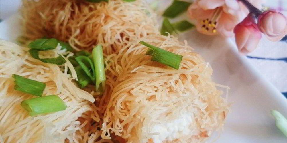 Как приготовить закуска из теста катаифи с брынзой