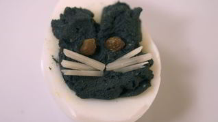 Рецепт Закуска из яиц на Хэллоуин