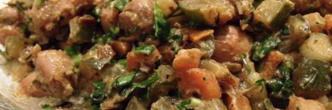 Рецепт Закуска с грибами, тушеных с вином