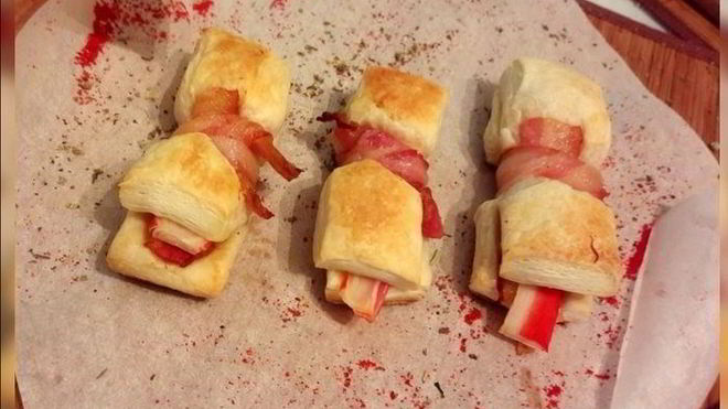 Рецепт Закуска с крабом в тесте