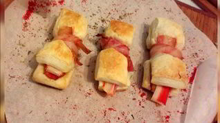 Рецепт Закуска с крабом в тесте